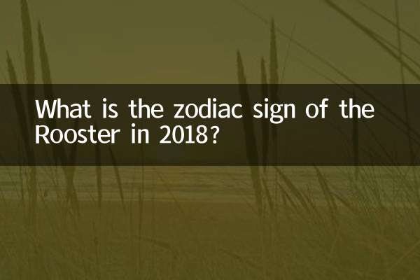 ¿Cuál es el signo zodiacal del Gallo en 2018?