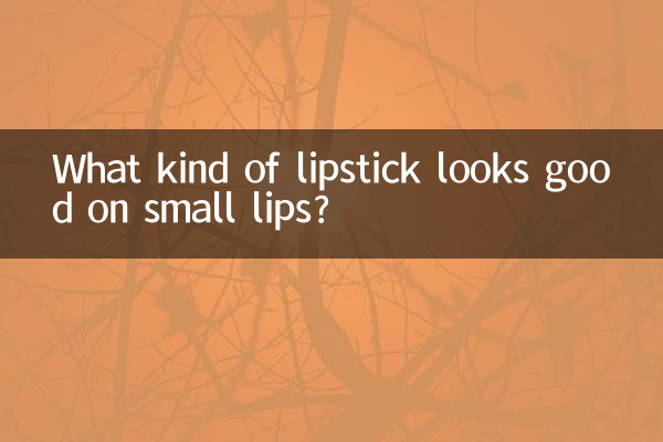 أي نوع من أحمر الشفاه يبدو جيداً على الشفاه الصغيرة؟