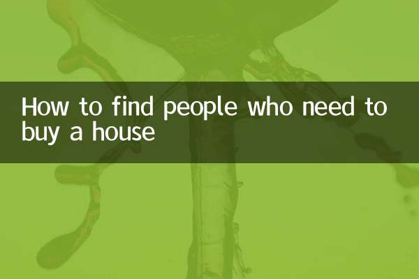 怎么找需要买房的人