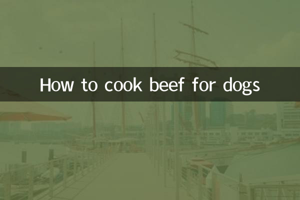 Cómo cocinar carne de res para perros