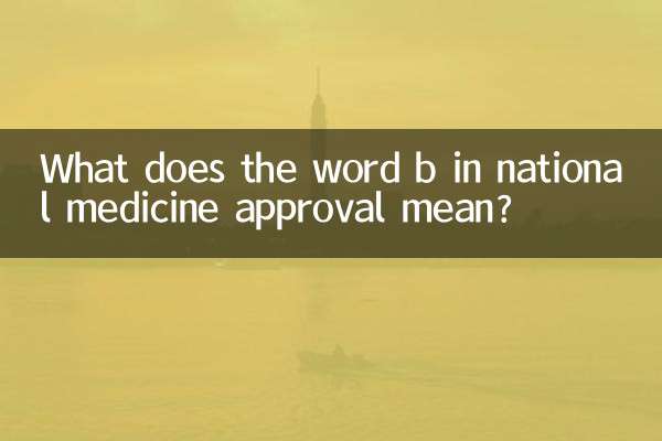 国药准字b是什么意思