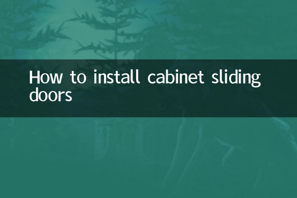 Come installare le ante scorrevoli dell'armadio