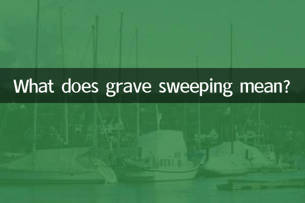 Что означает подметание могил?