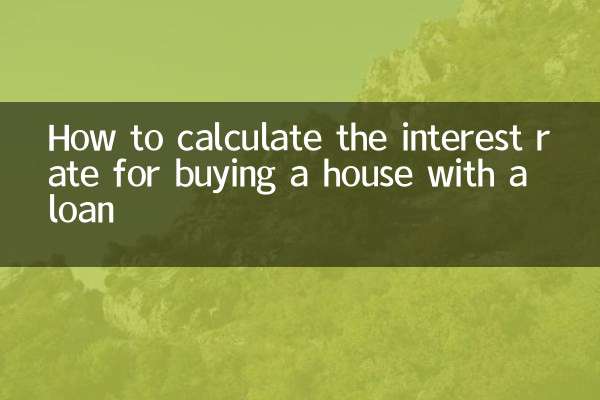 Comment calculer le taux d'intérêt pour acheter une maison avec un prêt