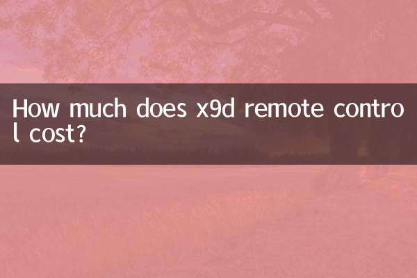 Quanto costa il telecomando x9d?