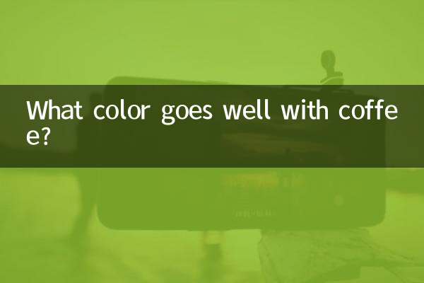 Che colore si abbina bene al caffè?