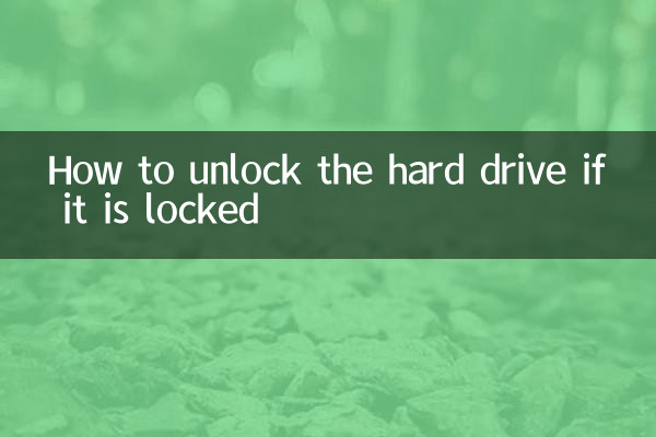 Como desbloquear o disco rígido se estiver bloqueado