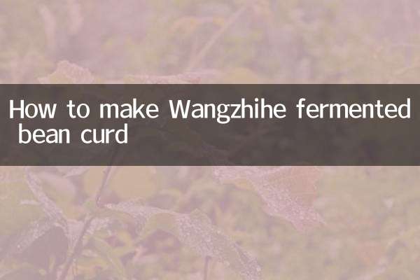 কিভাবে Wangzhihe fermented শিম দই করা