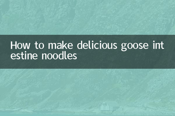 Come preparare delle deliziose tagliatelle al budello d'oca