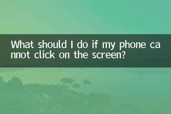 Cosa devo fare se il mio telefono non riesce a fare clic sullo schermo?