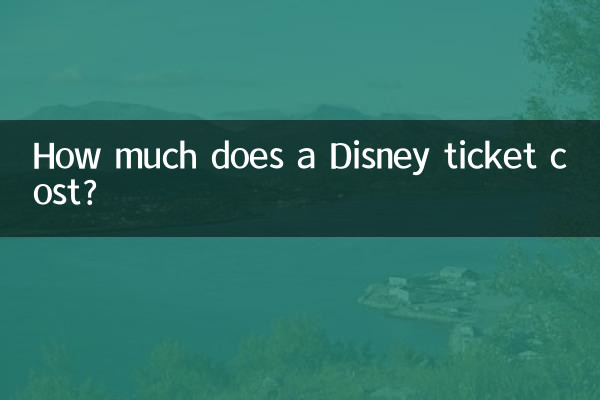 How much does a Disney ticket cost?