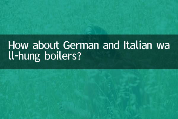 E as caldeiras suspensas alemãs e italianas?