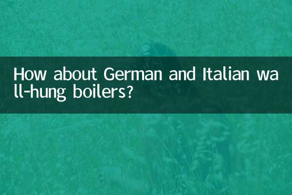 E as caldeiras suspensas alemãs e italianas?