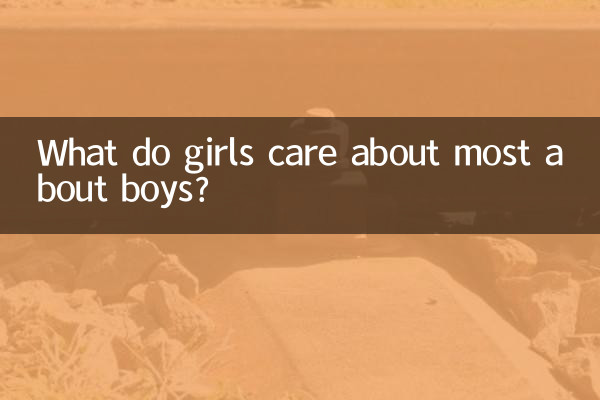 女生最在乎男生什麼