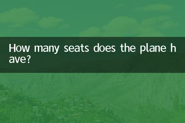 ¿Cuántos asientos tiene el avión?