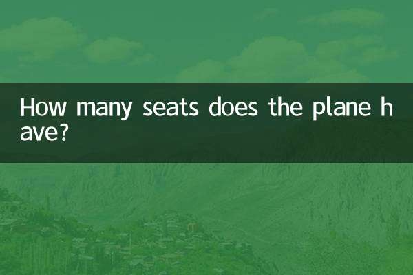 비행기에는 좌석이 몇 개 있나요?