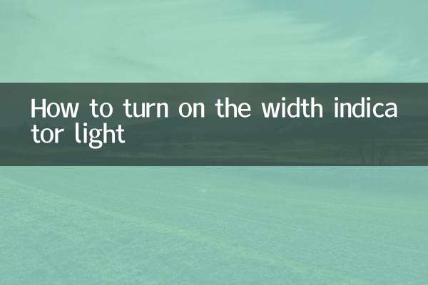 So schalten Sie die Breitenanzeige ein