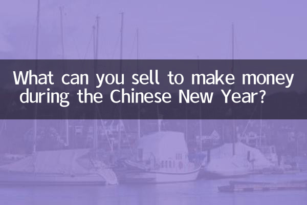 설날에 무엇을 팔아 돈을 벌 수 있나요?