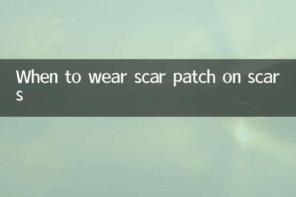 Quando indossare il cerotto sulle cicatrici
