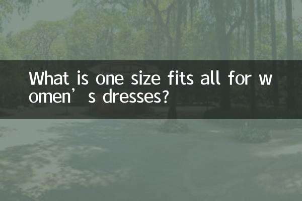 Was ist eine Einheitsgröße für Damenkleider?