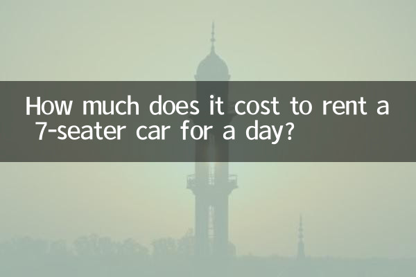 একদিনের জন্য 7-সিটের গাড়ি ভাড়া করতে কত খরচ হয়?