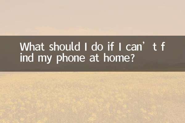 আমি যদি বাড়িতে আমার ফোন খুঁজে না পাই তাহলে আমার কী করা উচিত?