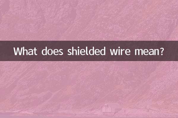 Que signifie fil blindé ?