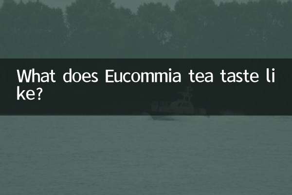 Quel est le goût du thé Eucommia ?