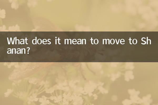 What does it mean to move to Shanan?