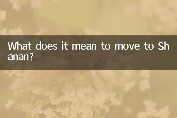 What does it mean to move to Shanan?