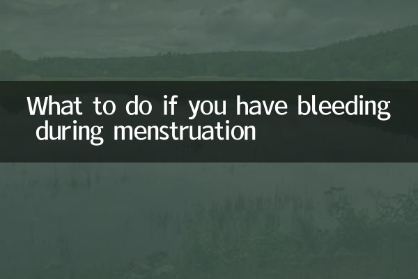 Was tun, wenn Sie während der Menstruation mehr Blut haben?