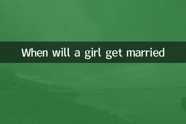 Wann wird ein Mädchen heiraten?