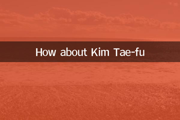 ¿Qué tal kim tae-fu