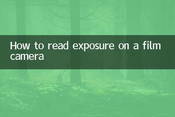 Cómo leer la exposición en una cámara de cine