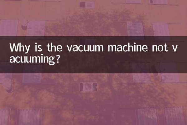 Warum saugt der Vakuumierer nicht?