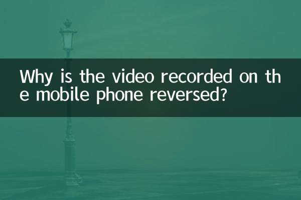 Почему видео, записанное на мобильном телефоне, перевернуто?