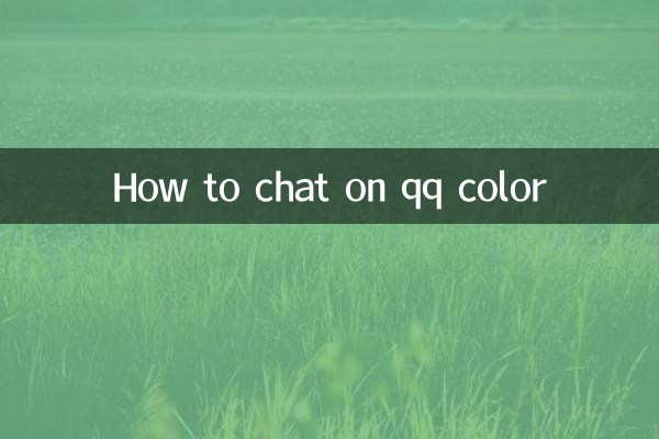 How to chat on qq color