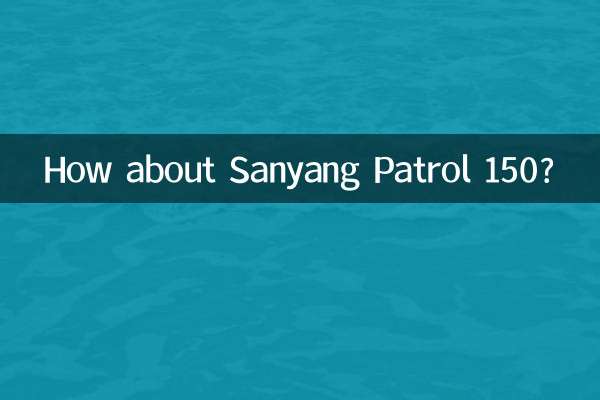 Che ne dici della Sanyang Patrol 150?