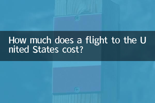 Combien coûte un vol vers les États-Unis ?