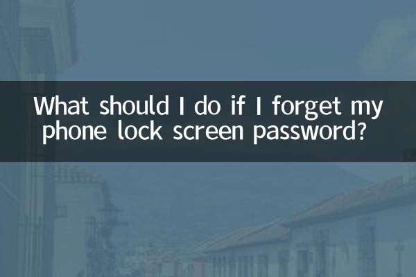 اگر میں اپنے فون لاک اسکرین پاس ورڈ کو بھول جاتا ہوں تو مجھے کیا کرنا چاہئے؟