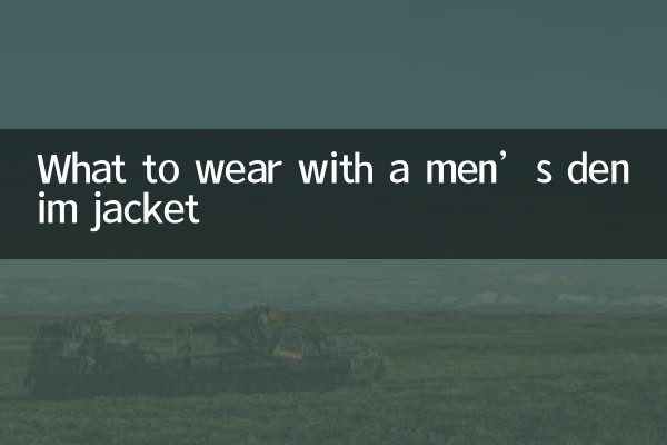 Qué llevar con una chaqueta vaquera de hombre