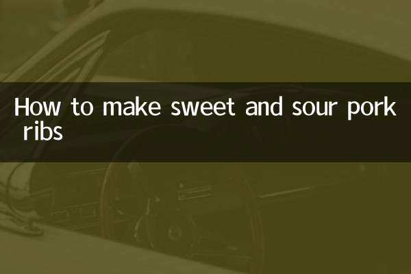 怎麼做酸甜排骨