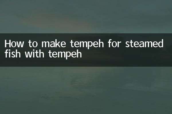 Como fazer tempeh para peixe cozido no vapor com tempeh