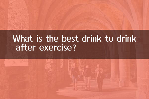 Was ist das beste Getränk nach dem Sport?