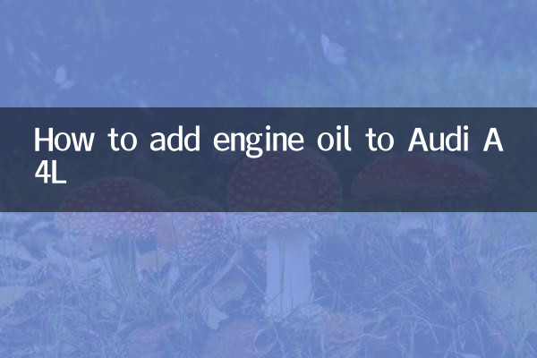 Как долить моторное масло в Ауди А4Л