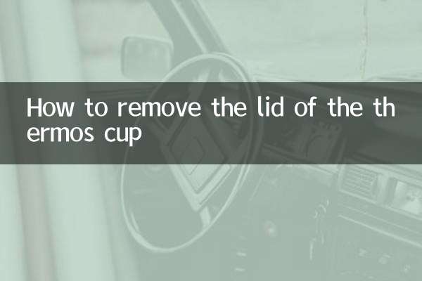 থার্মাস কাপের ঢাকনা কীভাবে সরিয়ে ফেলবেন