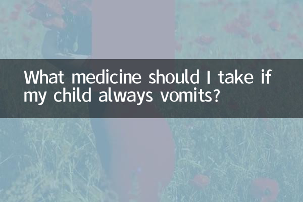 Welche Medikamente soll ich einnehmen, wenn mein Kind ständig erbricht?