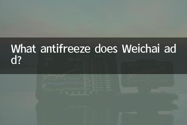 Welches Frostschutzmittel fügt Weichai hinzu?