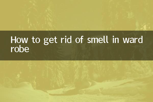 Как избавиться от запаха в гардеробе