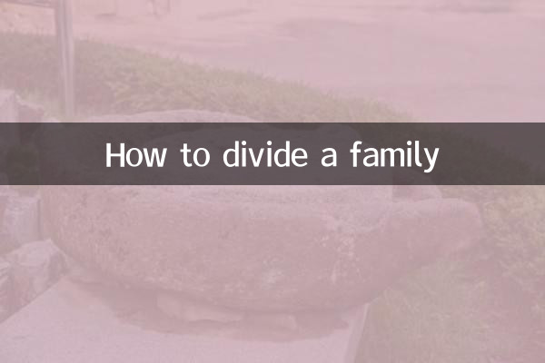 چگونه یک خانواده را تقسیم کنیم